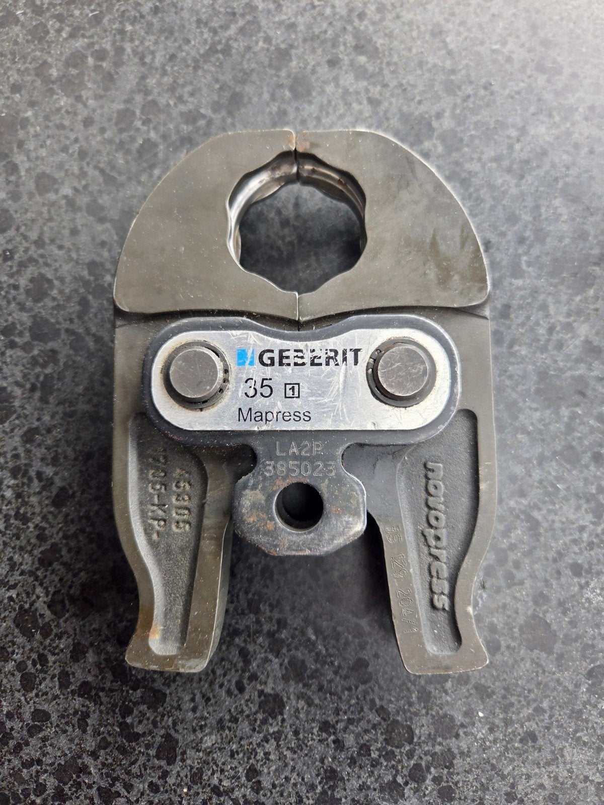 Geberit Mapress 35 persbek, Ophalen of Verzenden, Gebruikt