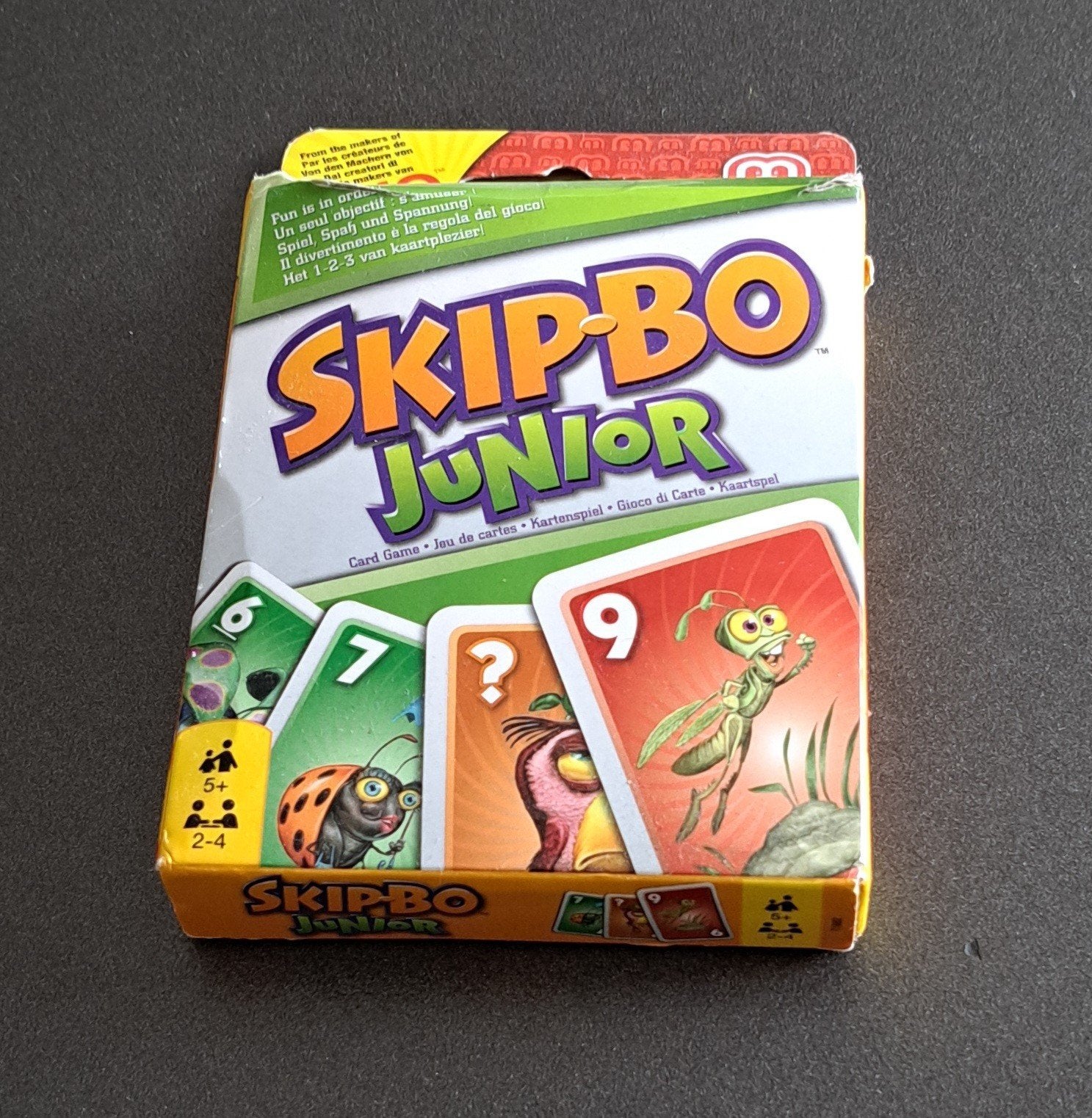 SkipBo Junior, Hobby en Vrije tijd, Drie of vier spelers, Ophalen, Gebruikt, Mattel Games