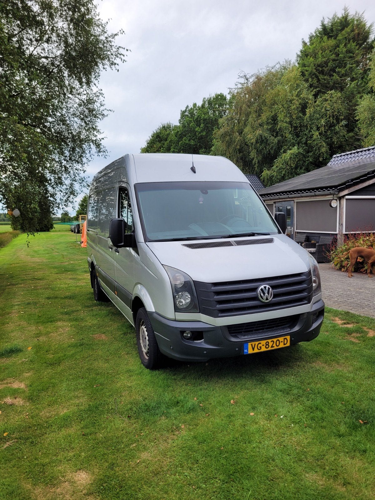 Volkswagen Crafter 30 164pk TDI GB L2h2 en camper renault, Auto's, Achterwielaandrijving, 4 cilinders, Volkswagen, 163 pk
