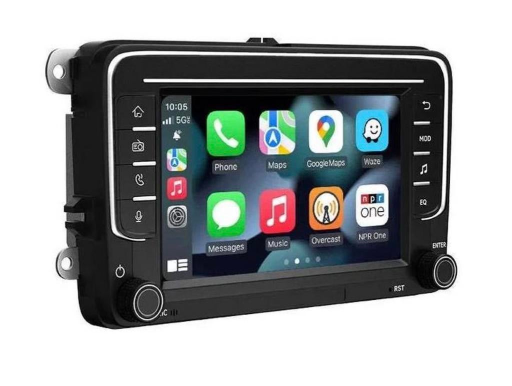 Wireless Carplay Android Auto Volkswagen Seat Skoda met DAB+, Auto diversen, Auto-accessoires, Ophalen of Verzenden, Zo goed als nieuw