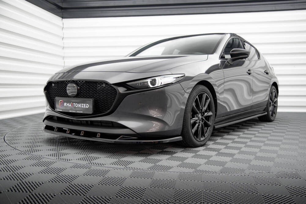 Voorlip spoiler sideskirt diffuser splitter - Mazda 3 19+, Ophalen of Verzenden