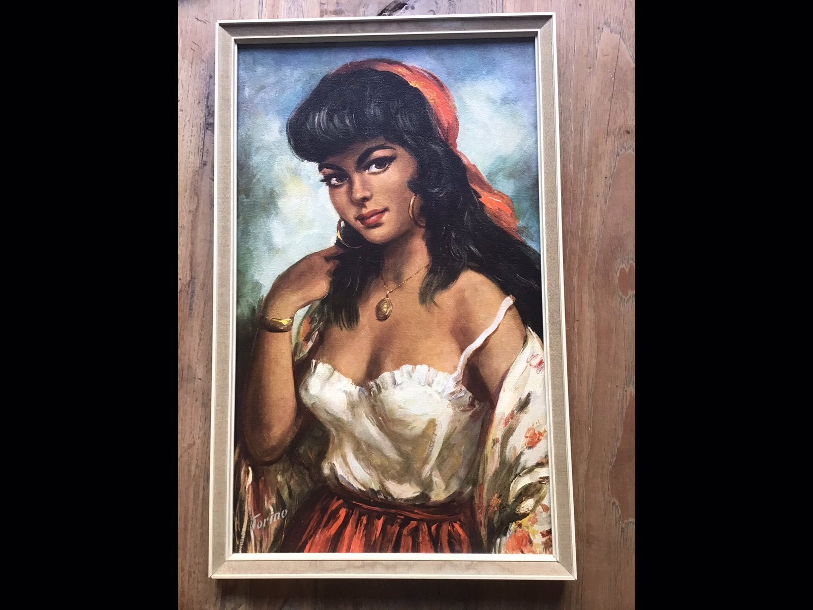 Zigeunerin van Torino, Antiek en Kunst, Ophalen of Verzenden