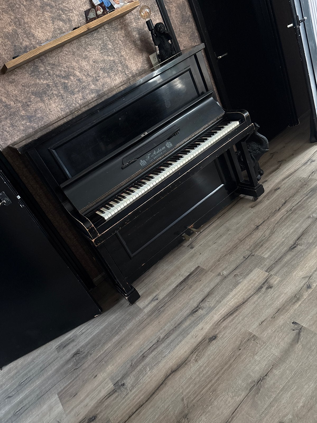 Piano, Ophalen, Gebruikt, Zwart, Piano