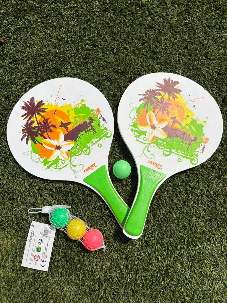 Beachball set met extra ballen - Ferry Sport, Kinderen en Baby's, Speelgoed | Buiten | Los speelgoed, Ophalen of Verzenden, Nieuw