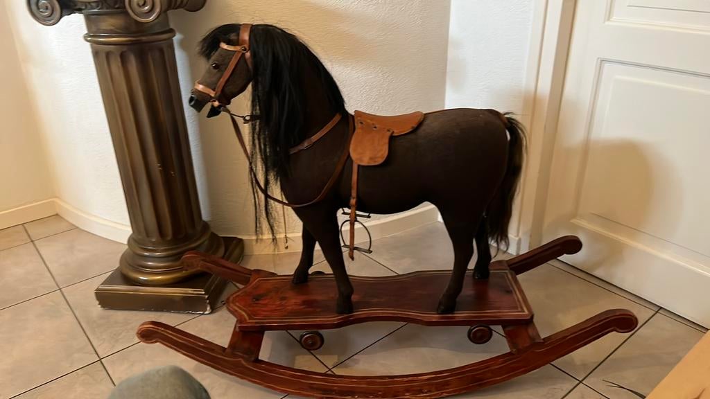 Antiek schommel paart te koop, Ophalen