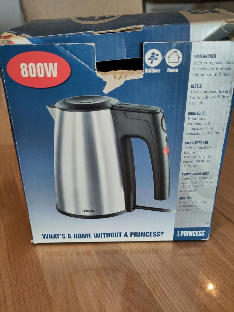 Princess 232183 Waterkoker Roma 0.5L, Ophalen of Verzenden, Gebruikt