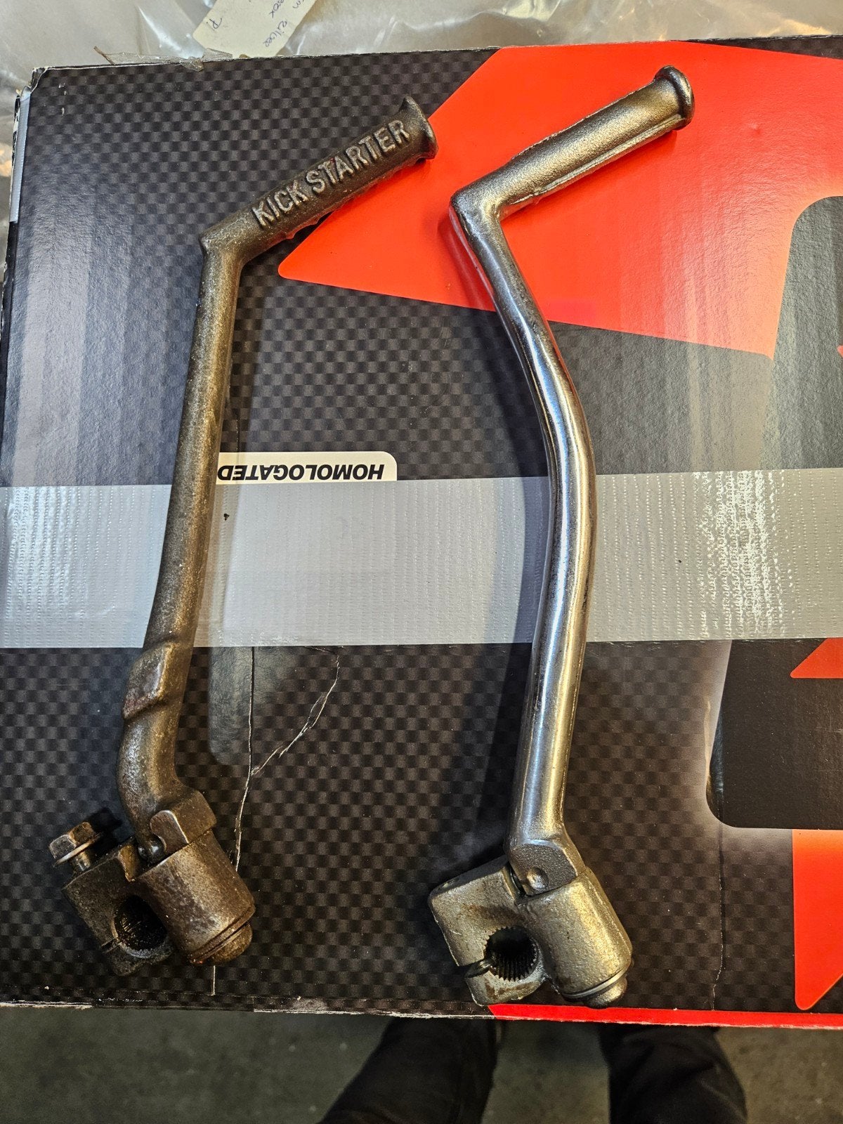 Honda mb/mt/x ot 80 kickstarter pedaal., Ophalen of Verzenden, Gebruikt, Blok, Honda mb mt  mtx 80