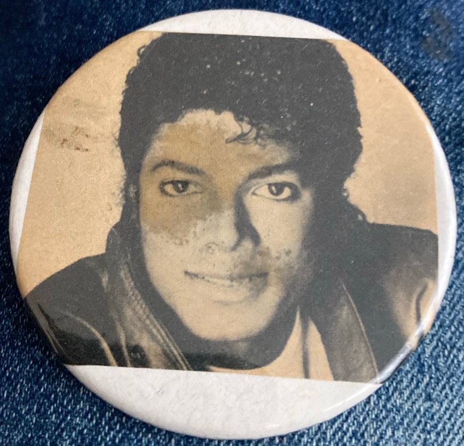 Button Michael Jackson, Verzamelen, Ophalen, Gebruikt, Overige onderwerpen