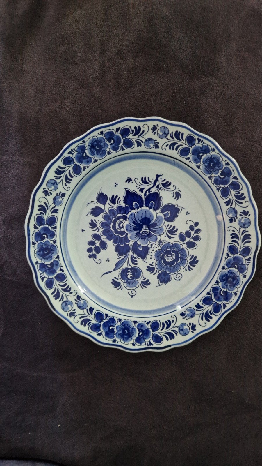 3x Delfts Blauw wandbord 26cm Handbeschilderd, Ophalen of Verzenden