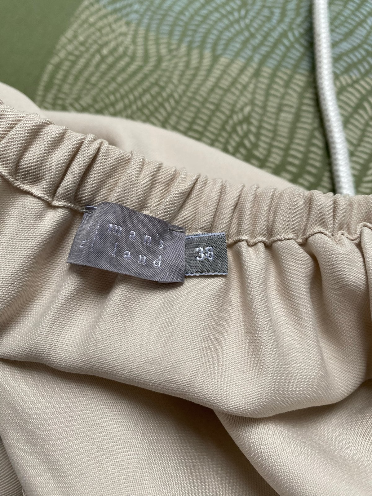 No Man's Land rok met split en elastiek in de taille, Maat 38/40 (M), Beige, Ophalen of Verzenden, Gedragen