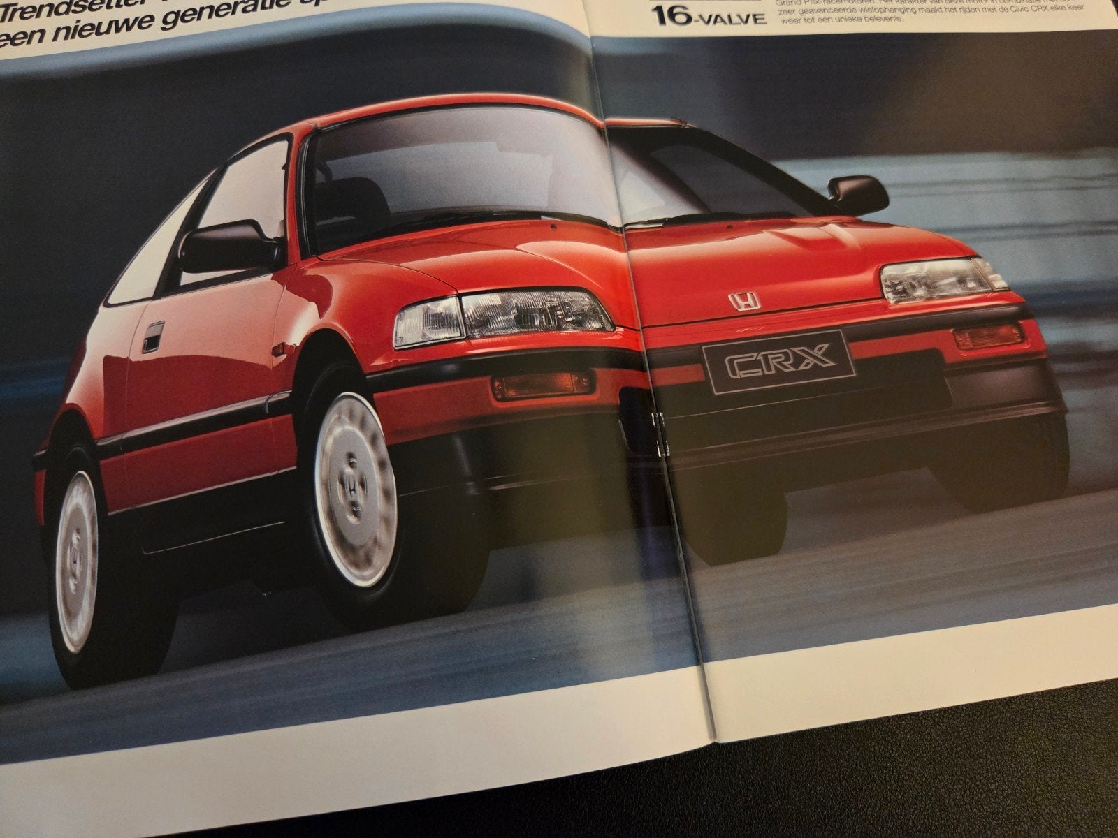 Brochure Honda Civic CRX 1988, Ophalen of Verzenden, Zo goed als nieuw, Honda