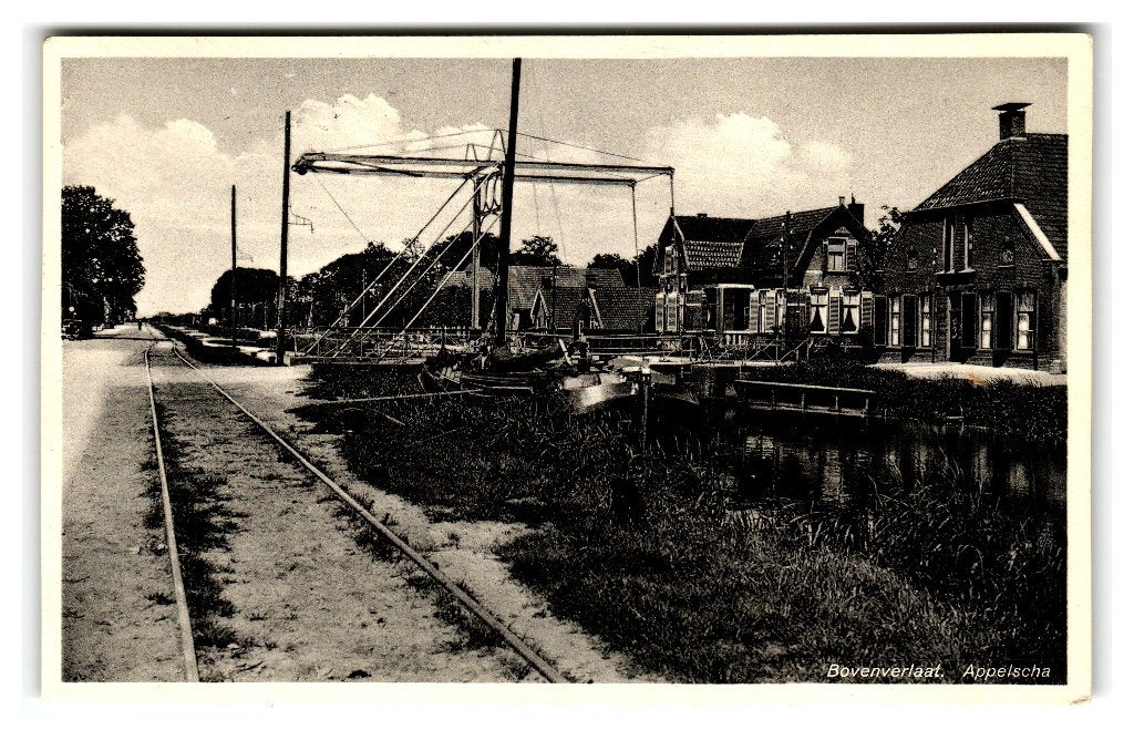 Appelscha, Bovenverlaat, Verzenden, 1920 tot 1940, Gelopen, Friesland