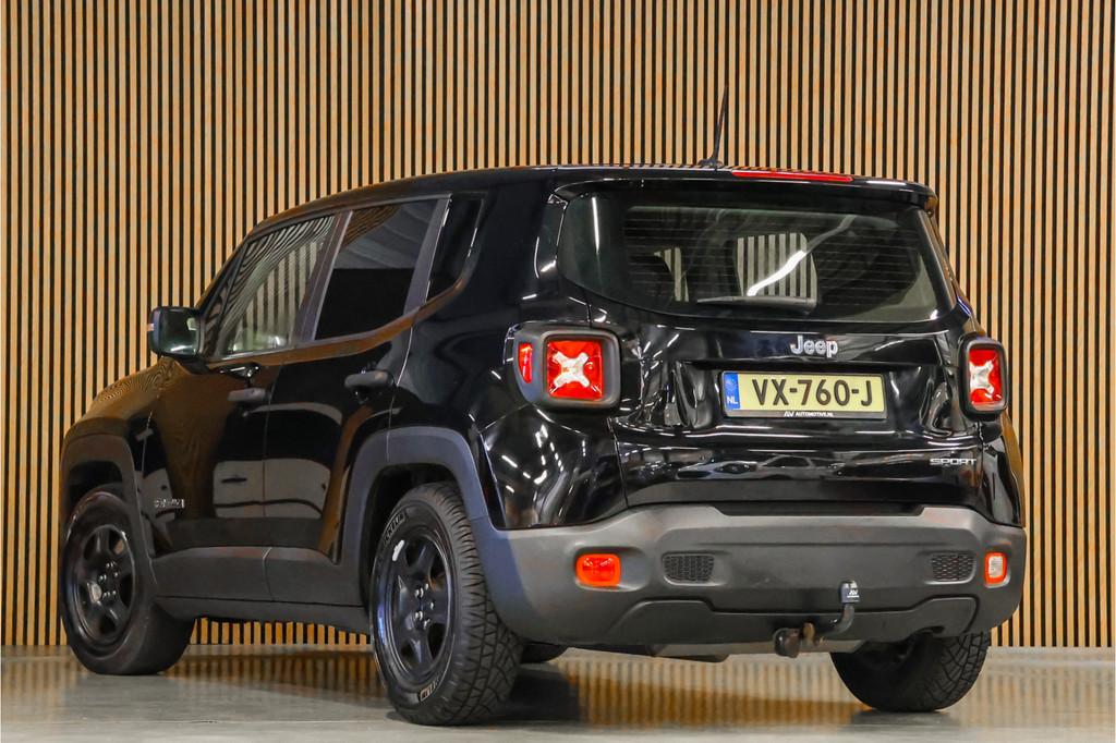 Jeep Renegade 1.6 E-torq Sport | Grijs kenteken | Airco | Bl, Auto's, Bestelauto's, Stof, Gebruikt, 4 cilinders, Zwart