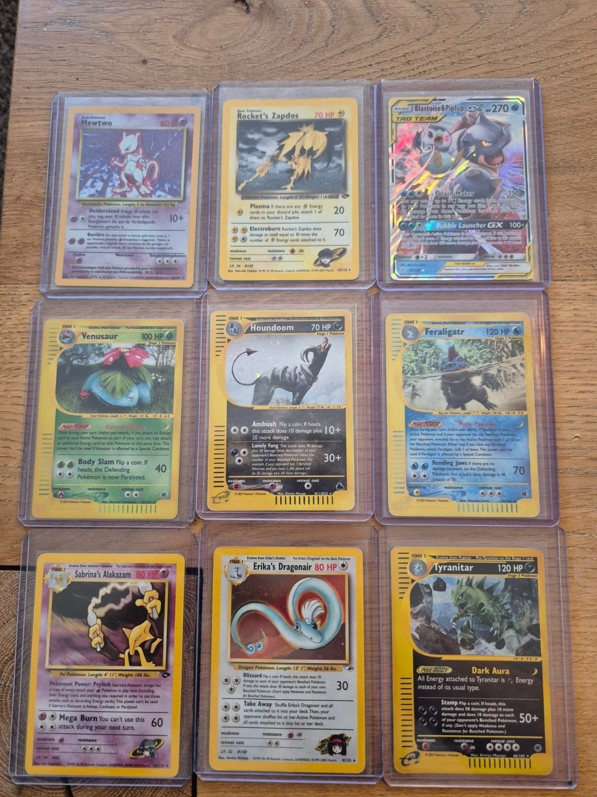 gezocht oude pokemon kaarten., Ophalen of Verzenden, Meerdere kaarten