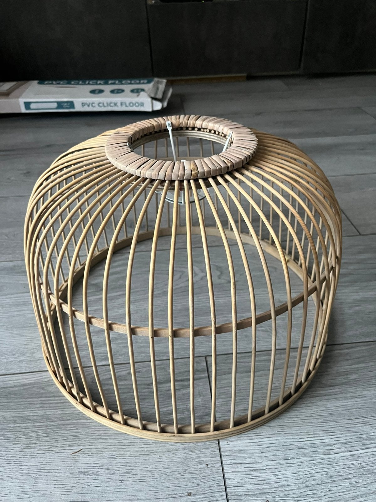 Kaplamp, Huis en Inrichting, Ophalen, Zo goed als nieuw, Rechthoekig