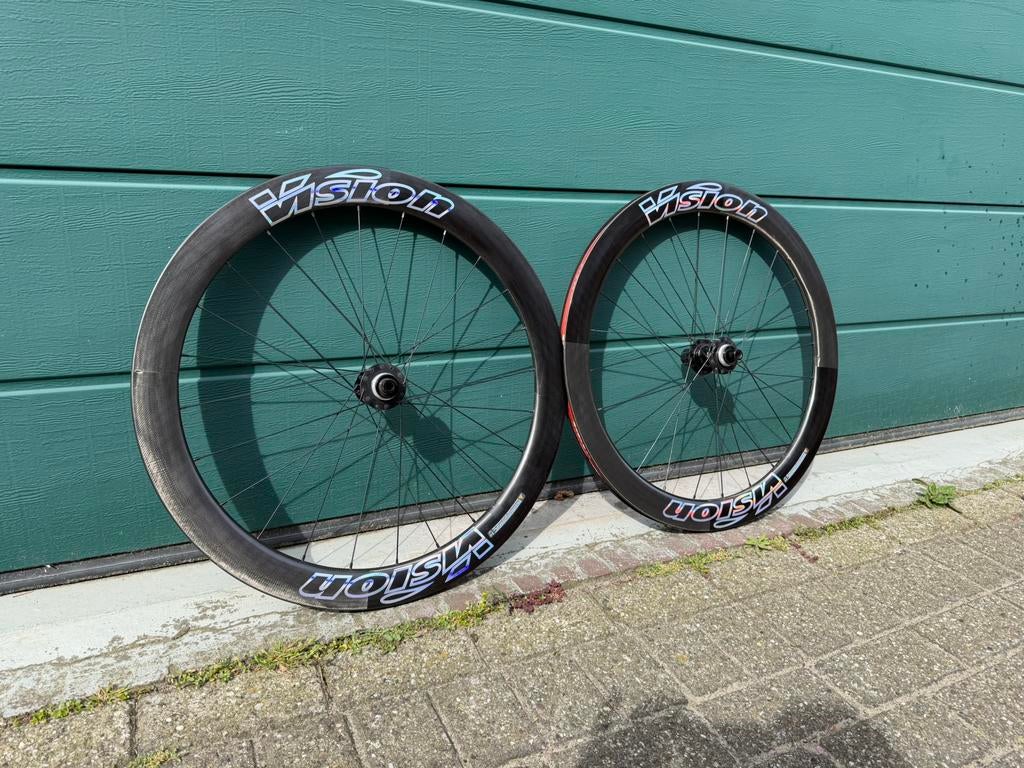 ‍️ Vision SC55 Carbon Disc Wielset – Tubeless Ready–Topstaat, Ophalen of Verzenden, Zo goed als nieuw, Stuur, Carbon