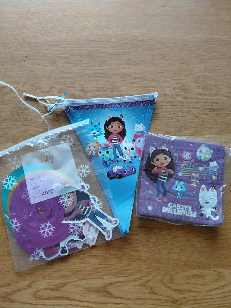 Versiering Gabby's poppenhuis, Ophalen, Zo goed als nieuw, Versiering, Verjaardag