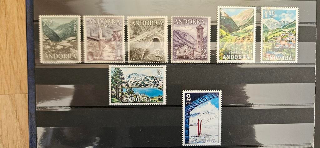 Postzegels Andorra, Verzenden, Overige landen