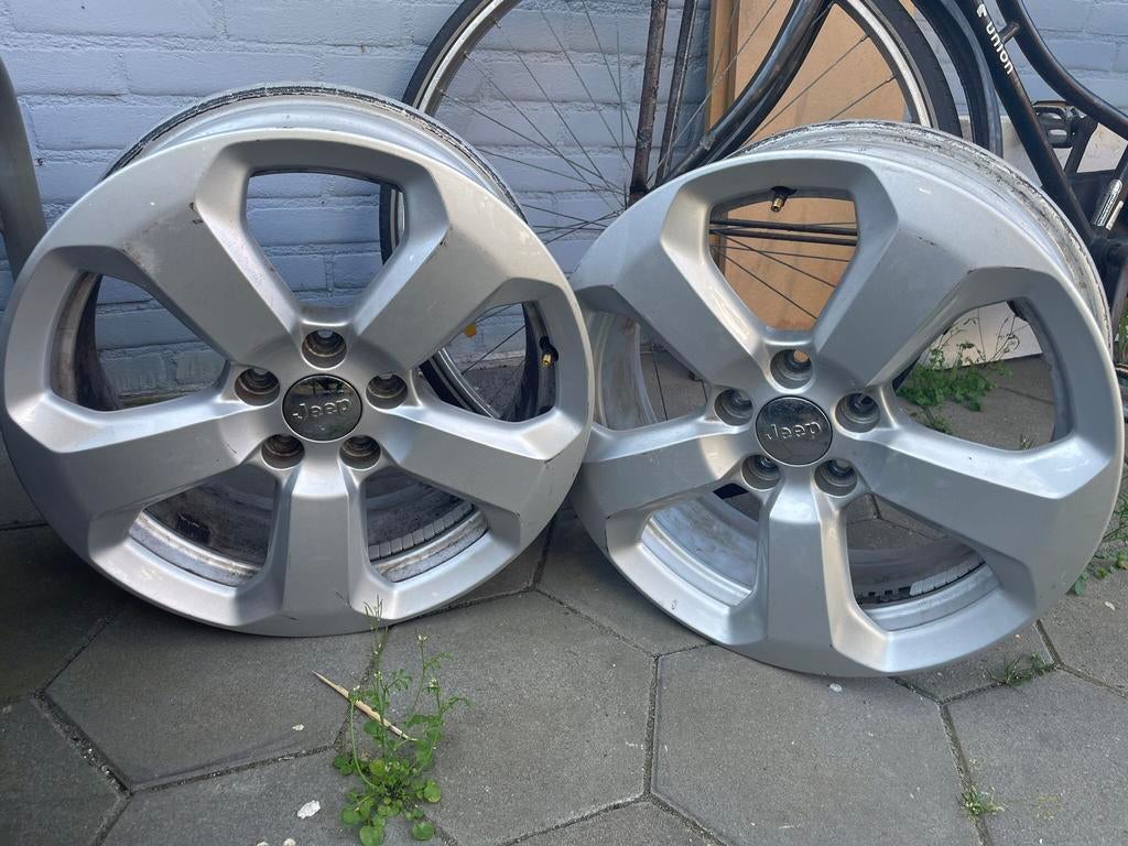 Velgen Jeep 17 inch (2x), Ophalen, Gebruikt, Velg(en), 17 inch