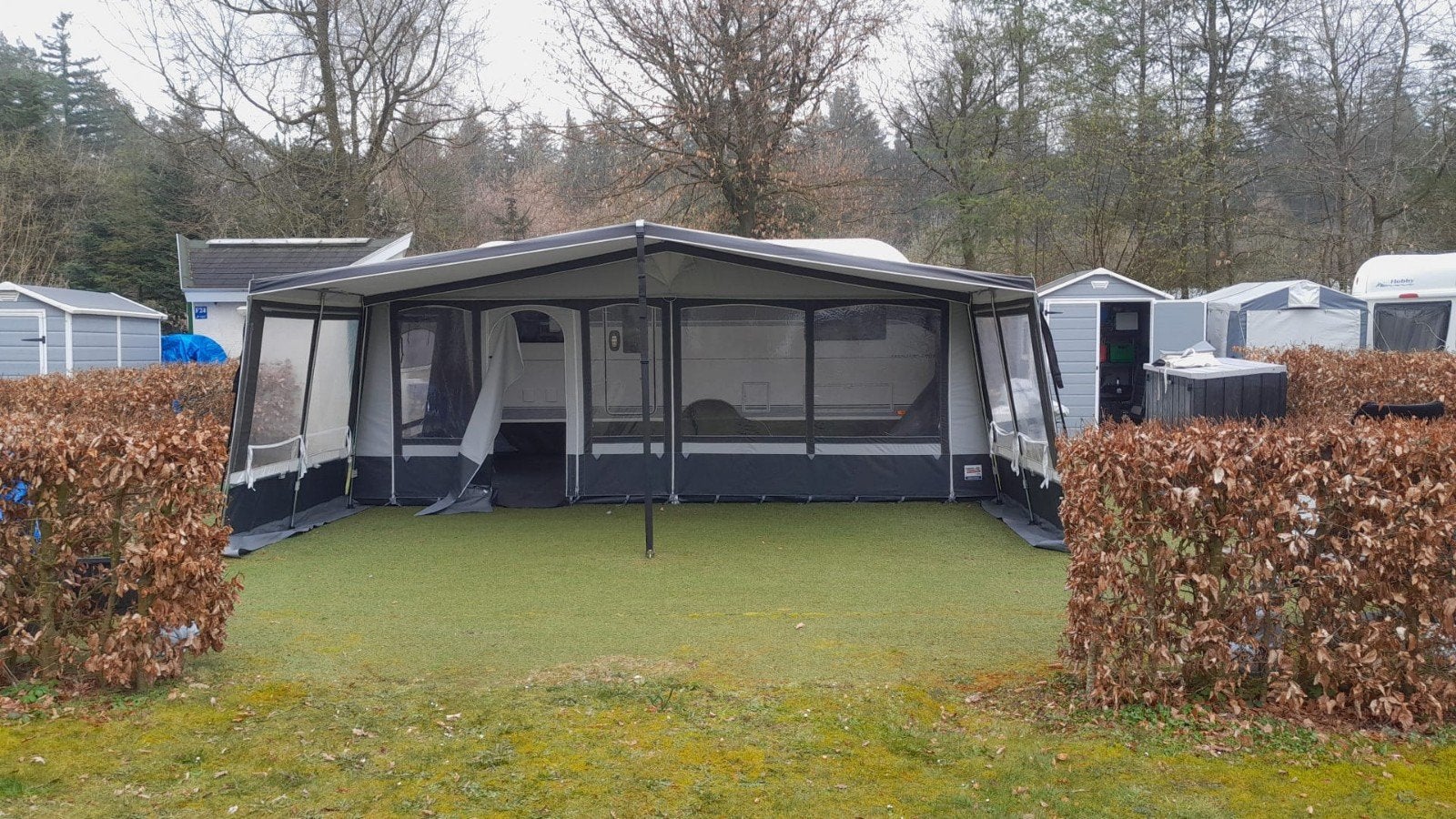 3 jaar oude Dorema tent, Caravans en Kamperen, Ophalen, Zo goed als nieuw, Dorema
