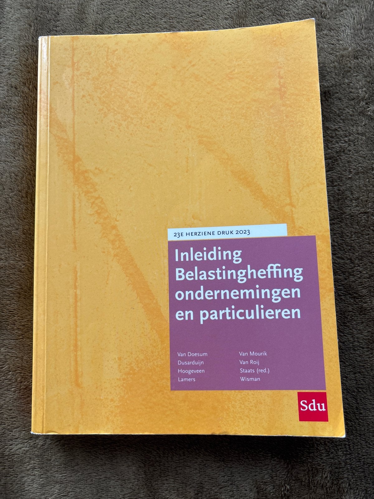Inleiding Belastingheffing Ondernemingen en Particulieren, Boeken, Ophalen of Verzenden, Gamma, Zo goed als nieuw, HBO