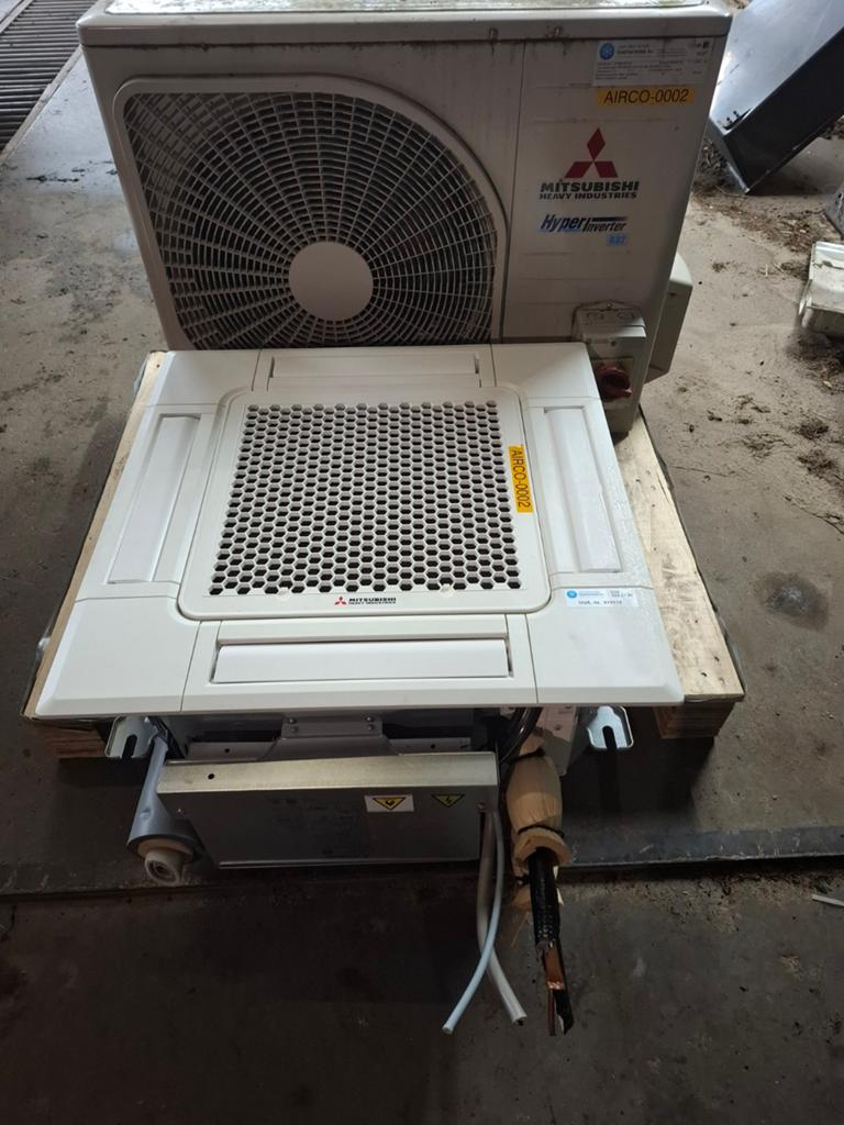 Mitsubishi Heavy Industries SRK50ZSX-W2 Airco Split Unit, Witgoed en Apparatuur, Airco's, Gebruikt, Wandairco, 60 tot 100 m³, 3 snelheden of meer