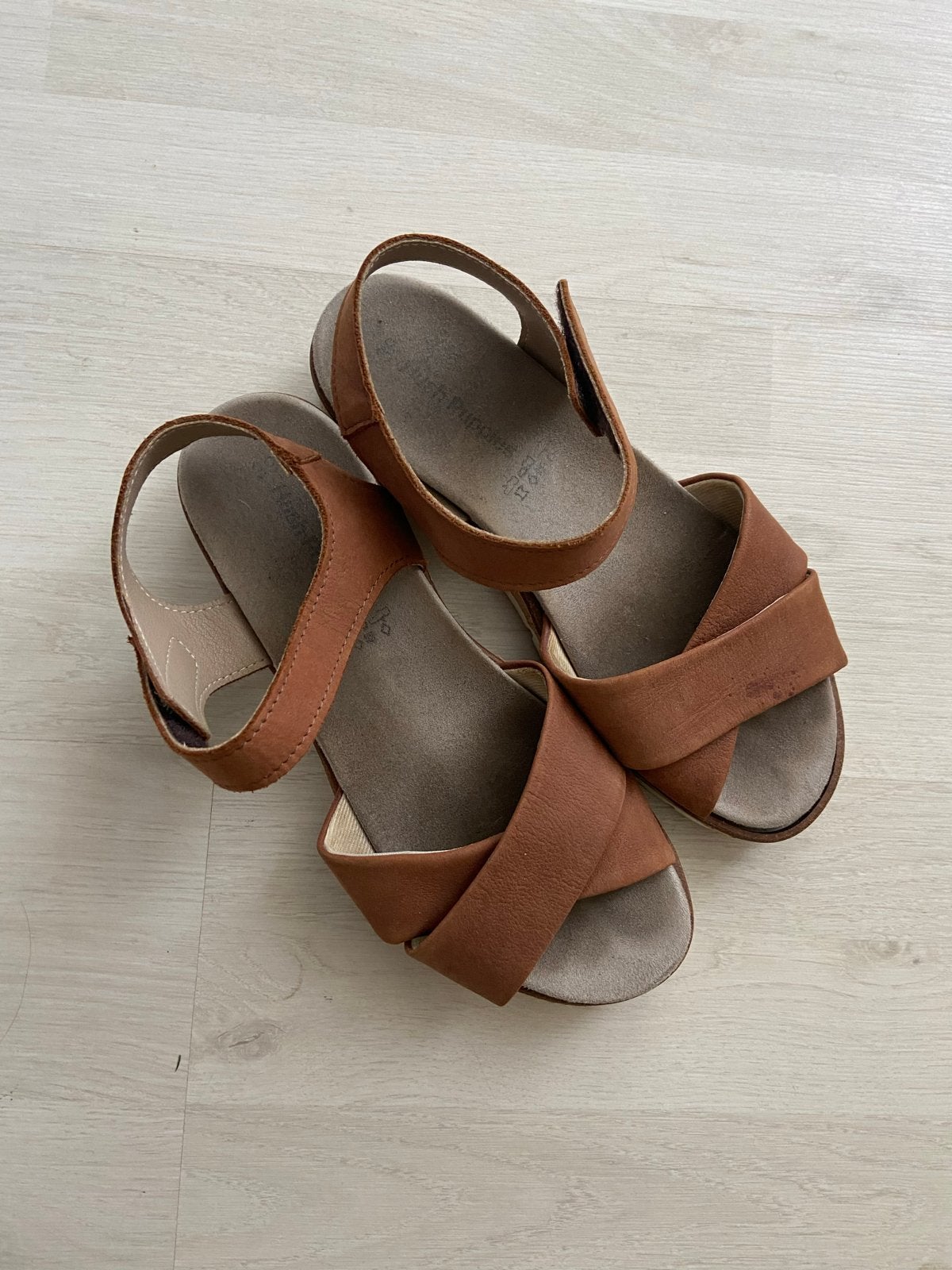 Hush Puppies sandalen, maat 39, Ophalen of Verzenden, Zo goed als nieuw, Bruin, Sandalen of Muiltjes