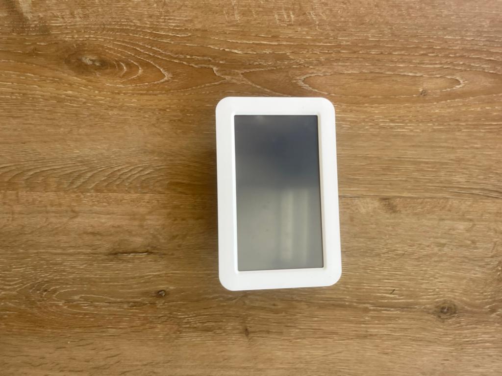 Te koop toon kamer thermostaat, Doe-het-zelf en Verbouw, Thermostaten, Ophalen, Slimme thermostaat, Gebruikt