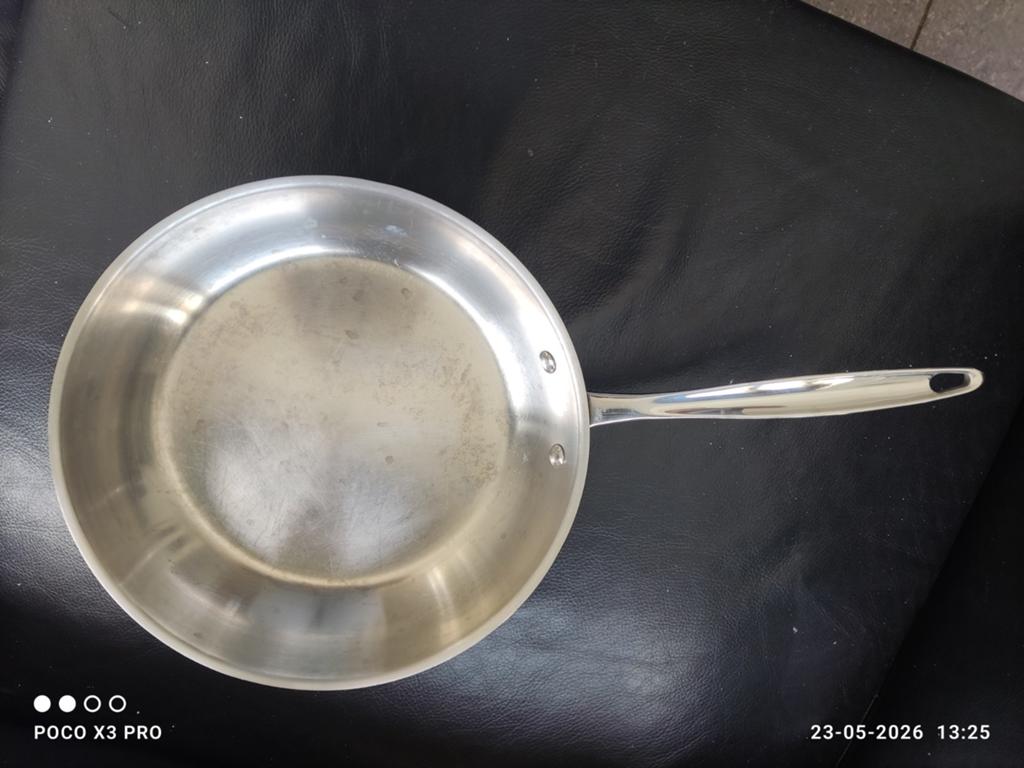 Te koop Haute Cuisine koekenpan 28 cm., Gebruikt, Ophalen of Verzenden, Rvs, Keramische plaat