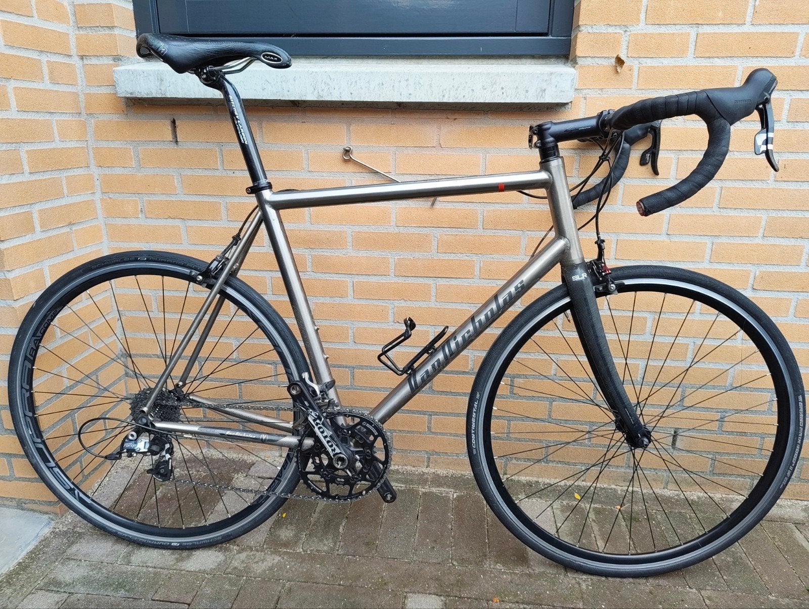 van Nicholas Aquilo - defect frame, Fietsen en Brommers, Frame, Gebruikt, Titanium, Ophalen of Verzenden