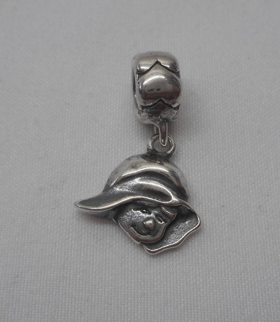 Zilveren mooie Bacio Charm bedel nr.1164