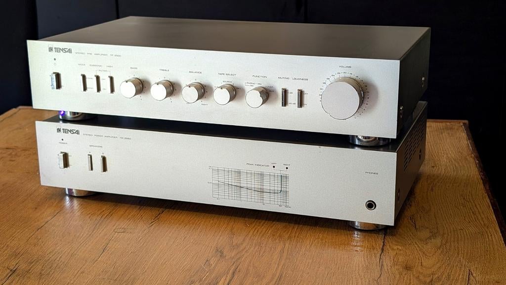 TENSAI (AKAI) VOOR- EIND-VERSTERKER SET • GARANTIE • TOPPERS, Overige merken, Rick's Audio 
De Kempen 18 
6021PZ Budel 
+31 (0)495 785698
info@ricks-audio.com