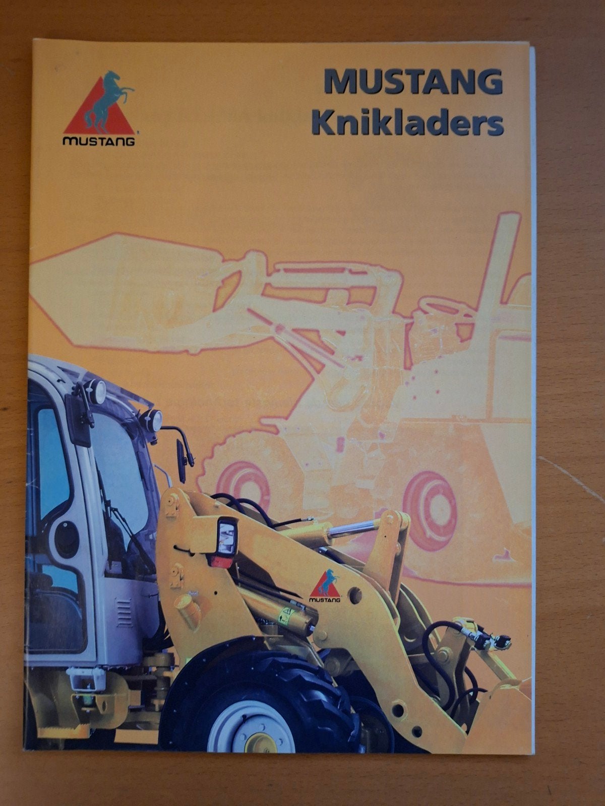Folder Mustang knikladers KL 158, KL 168, KL 178, KL 278, Ophalen of Verzenden, Gelezen, Tractor en Landbouw