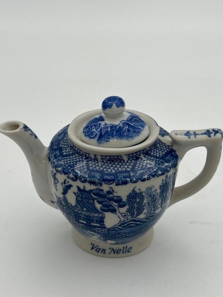 Van Nelle Delfts Blauw Miniatuur Theeservies, Ophalen of Verzenden