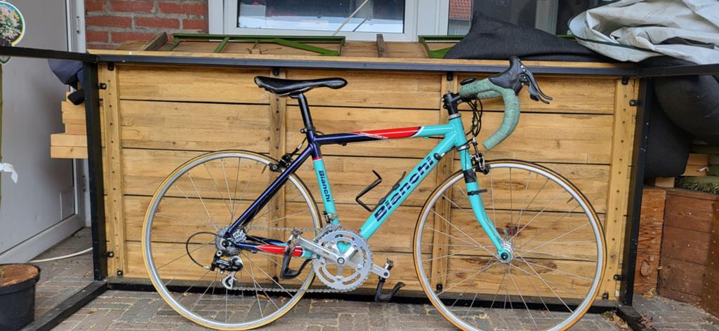 Bianchi racefiets - Kinder maat, Fietsen en Brommers, Fietsen | Racefietsen, Overige merken, Minder dan 10 versnellingen, Gebruikt