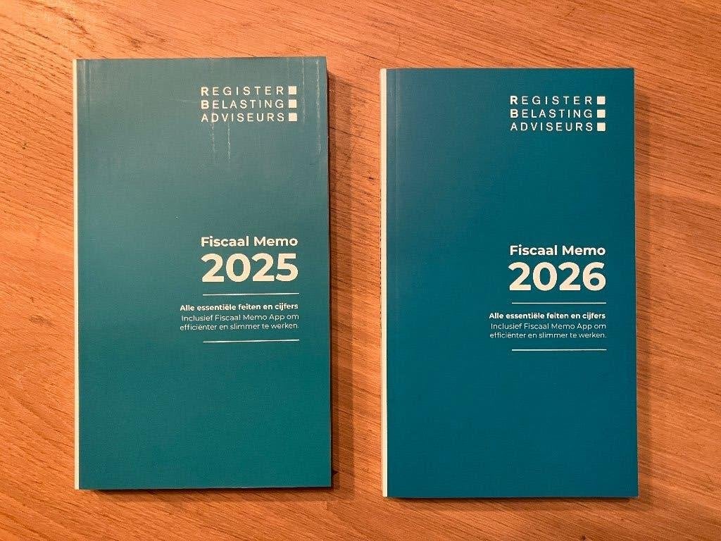 RB Fiscaal Memo 2025 en 2026, Ophalen of Verzenden, Beta, Nieuw