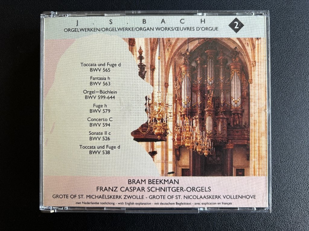 Bach Orgelwerken 2 - Bram Beekman, Gebruikt, Soloconcert, Ophalen of Verzenden, Barok
