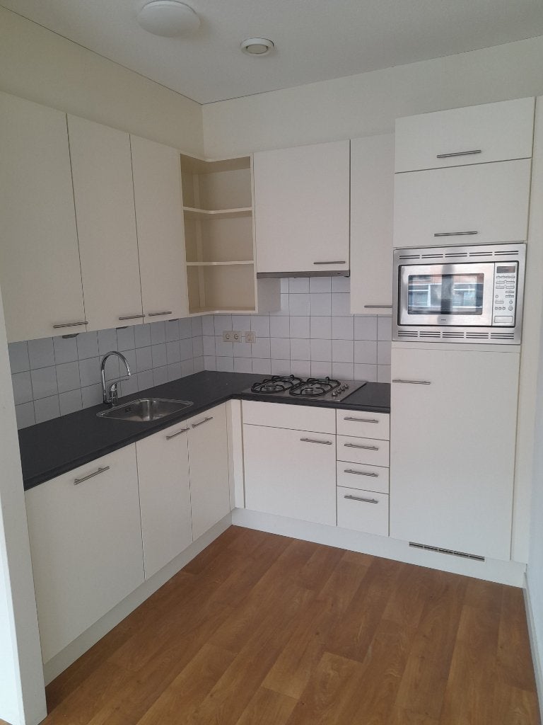 Keuken Hoekopstelling compleet met apperatuur, Ophalen, Gebruikt, Wit, Hoekkeuken