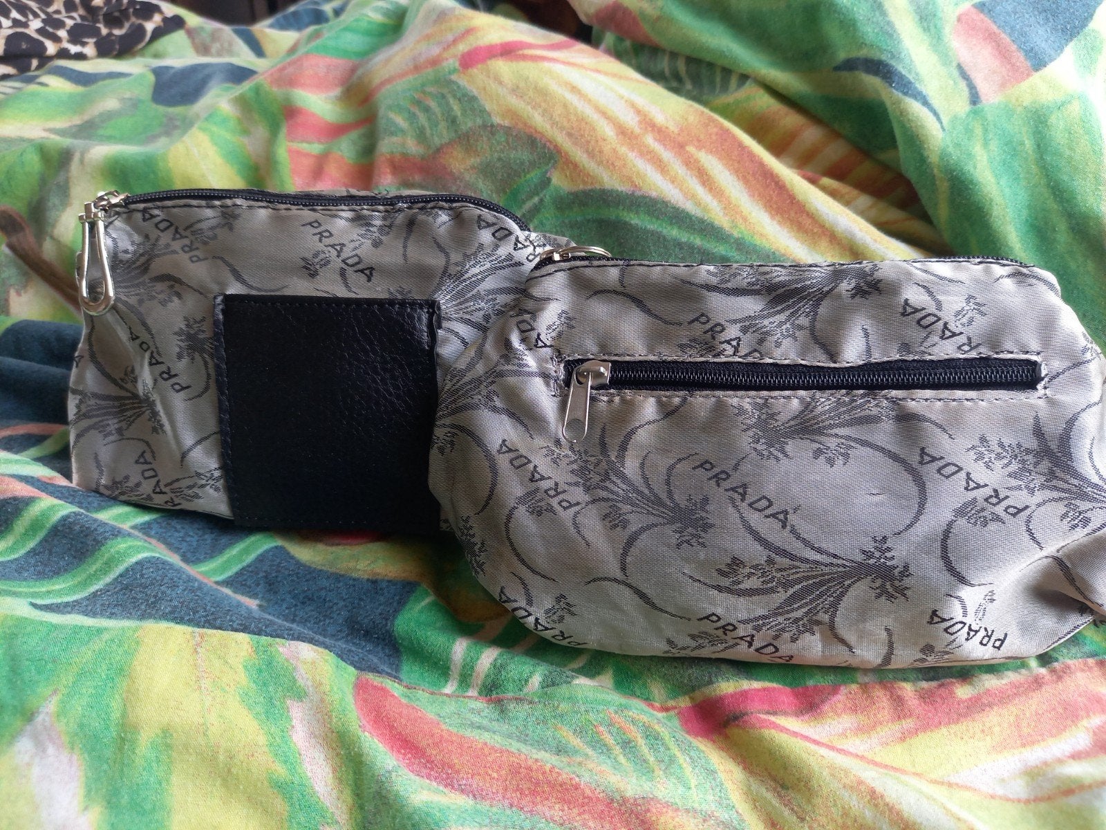 Make up tasje "prada" 2 stuks, Ophalen of Verzenden, Zwart