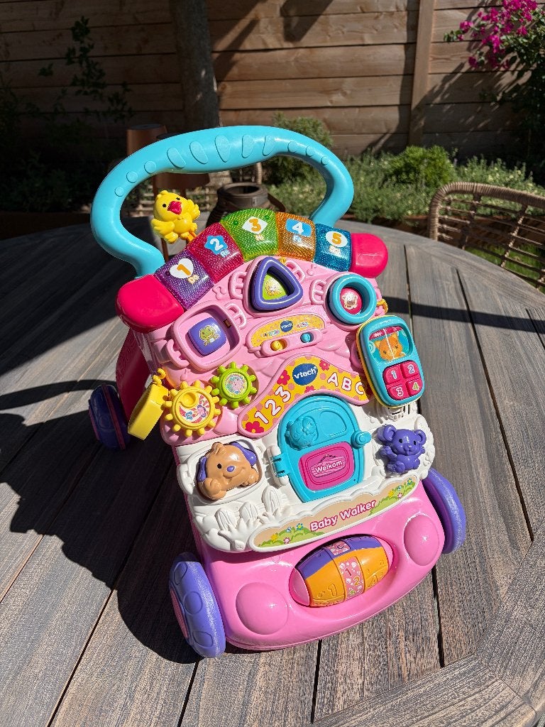 VTech 2-in-1 Baby Walker, Ophalen of Verzenden, Zo goed als nieuw, 6 maanden tot 2 jaar