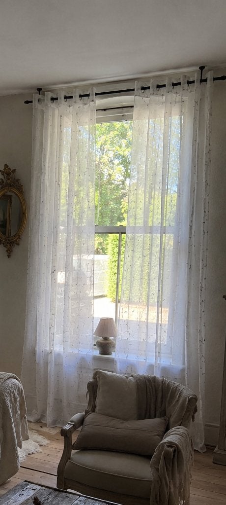 Vitrage brocante, Ophalen of Verzenden, Vitrage