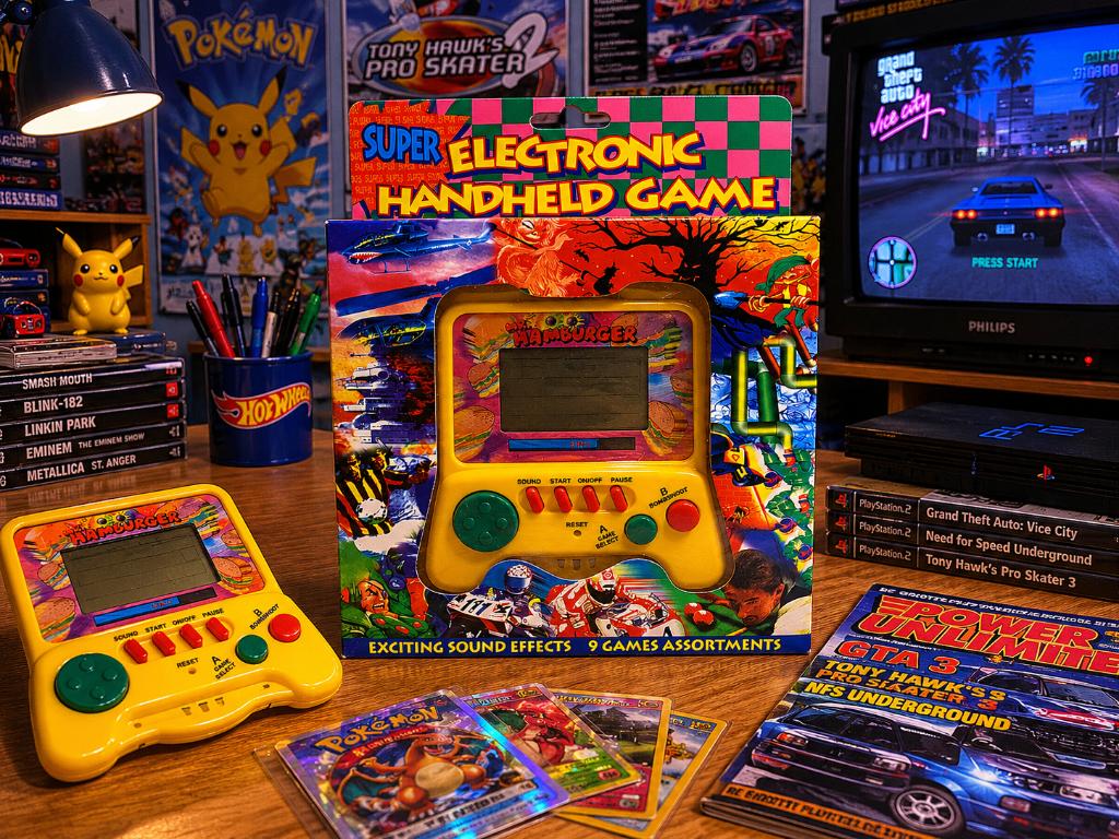 Electronic Handheld Game LCD - Mr Hamburger - Tested, Ophalen of Verzenden, Nieuw