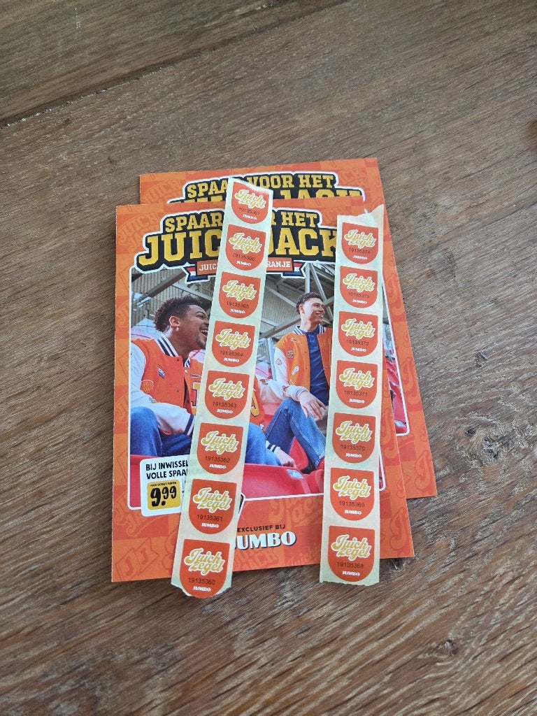 Gratis jumbo juichjack zegels, Jumbo, Ophalen