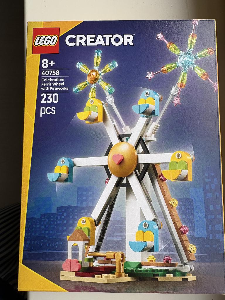 Lego Creator Ferris Wheel with Fireworks 40758, Lego, Nieuw, Ophalen of Verzenden, Compleet