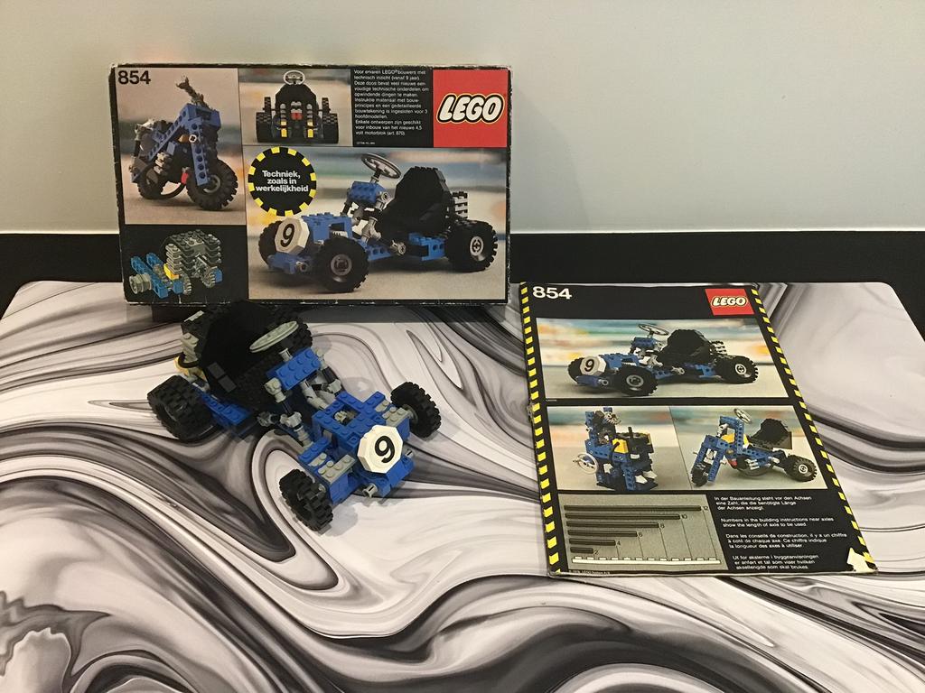 Lego 854 Go Kart, Ophalen of Verzenden, Gebruikt
