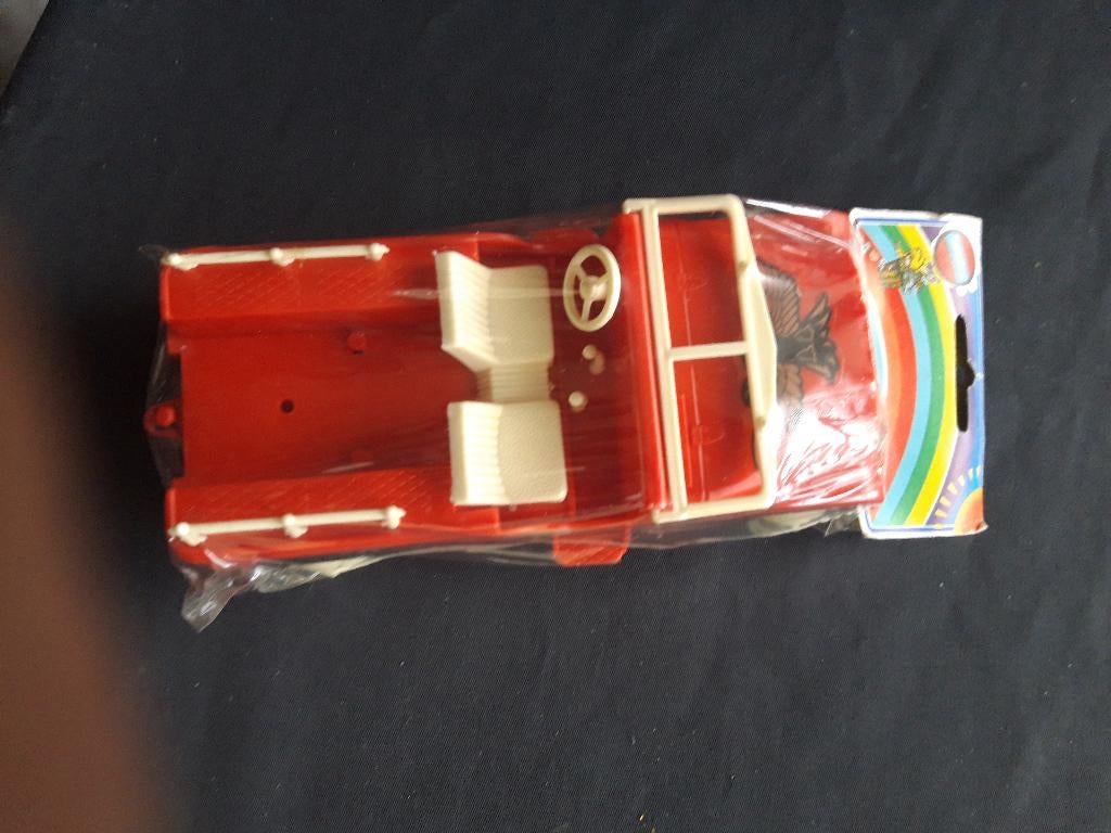 Willys Jeep plastic - jaren 60/70  - OUD SPEELGOED, Ophalen of Verzenden