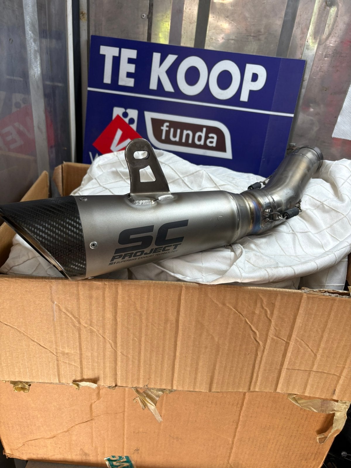 SC sportuitlaat titanium, Ophalen of Verzenden