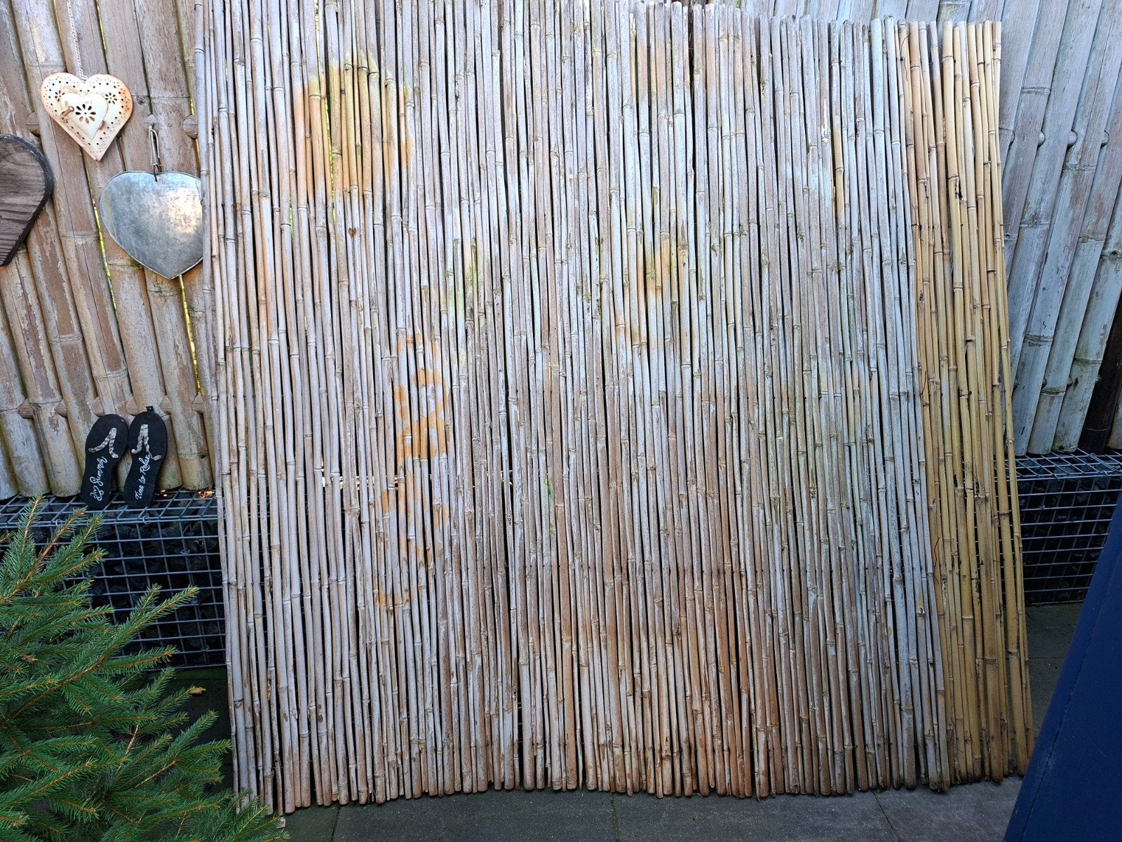 Bamboe scherm 1.80 x 1.80, Tuin en Terras, Ophalen, Overige materialen, Gebruikt, 150 tot 200 cm