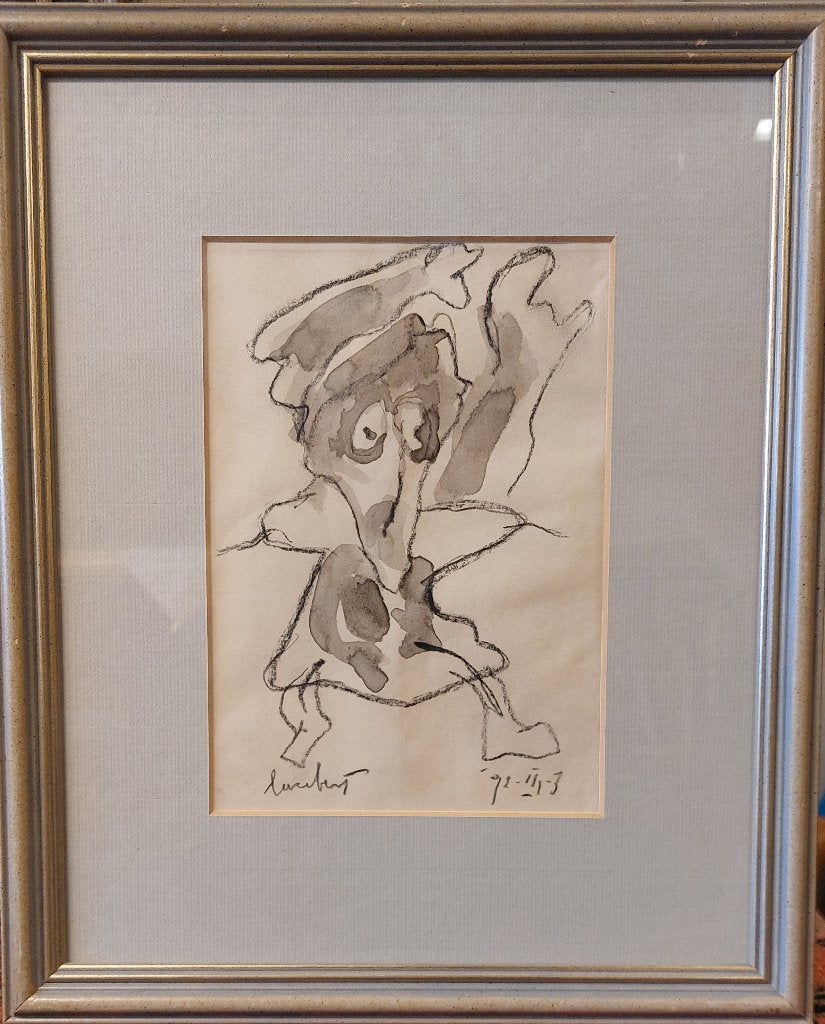 Gemengde techniek Lucebert(1924-1994), Antiek en Kunst, Ophalen