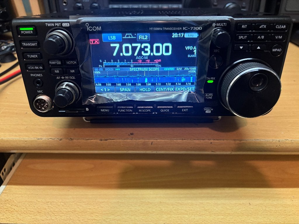 Icom IC-7300 HF/50MHz transceiver, Telecommunicatie, Zenders en Ontvangers, Ophalen of Verzenden, Zo goed als nieuw, Zender en Ontvanger